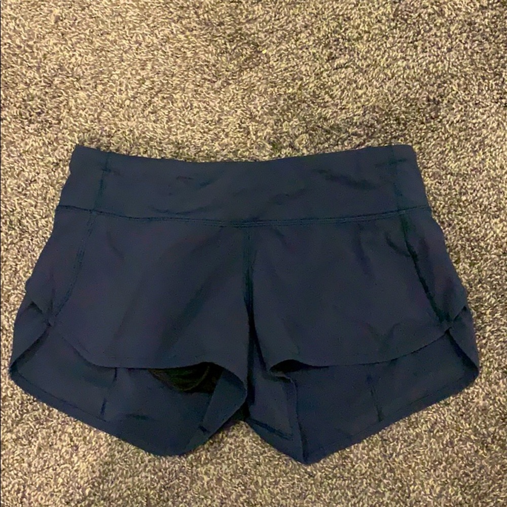 Lululemon Navy Speed Up Short